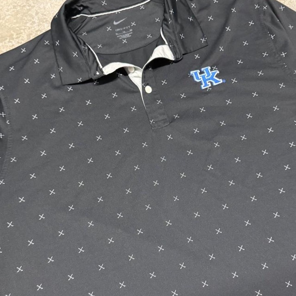 University of Kentucky Nike Men's Performance Golf Polo Sz XL
